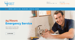 Desktop Screenshot of 4fastplumber.com